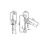 Tecle Palanca 1.5T 1.5M A616-1.5 Itaka 521016