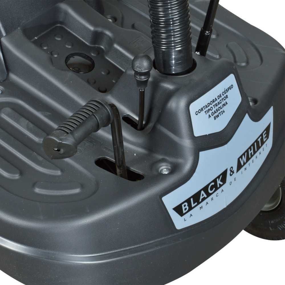 Tractor GASOLINA 6.5 HP/196 CC CON RECOLECTOR BWT24 Black & White MI-BYW-055326 - Imagen 9